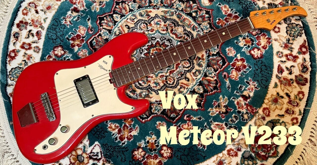 VOX エレキギター V233 ヴィンテージ Vox Meteor V233 mod 1966 ｜backyardguitars_b.j