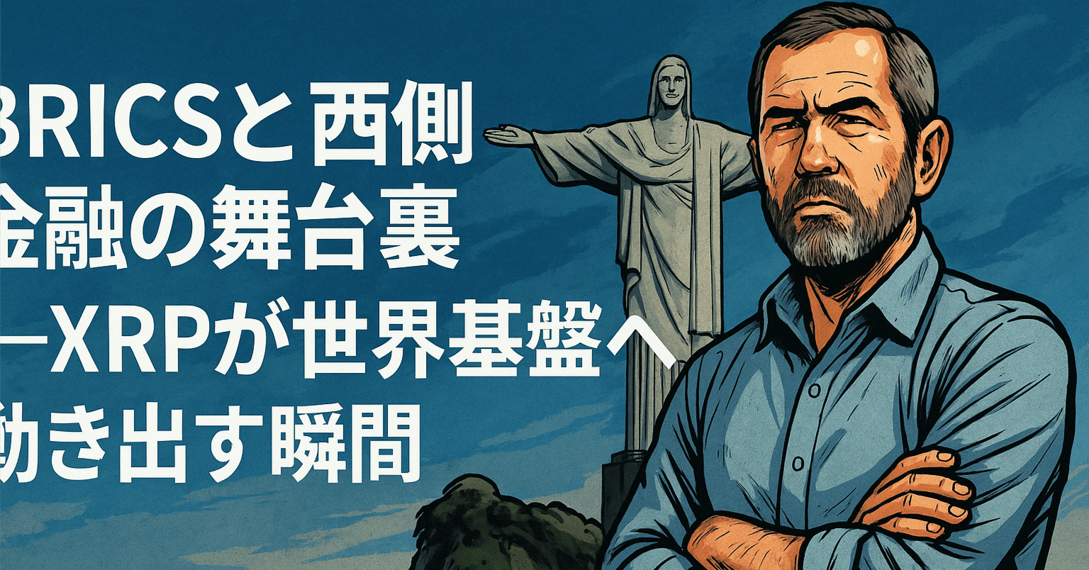 BRICSと西側金融の舞台裏──XRPが世界基盤へ動き出す瞬間｜光本貴一｜XRP / Ripple