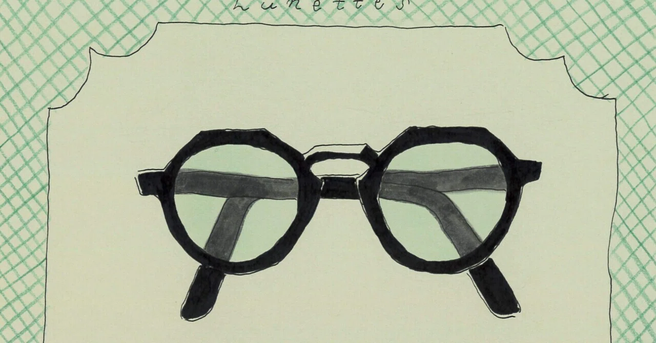 目が小さくならない眼鏡」を買ってみた｜アワモト ノノ