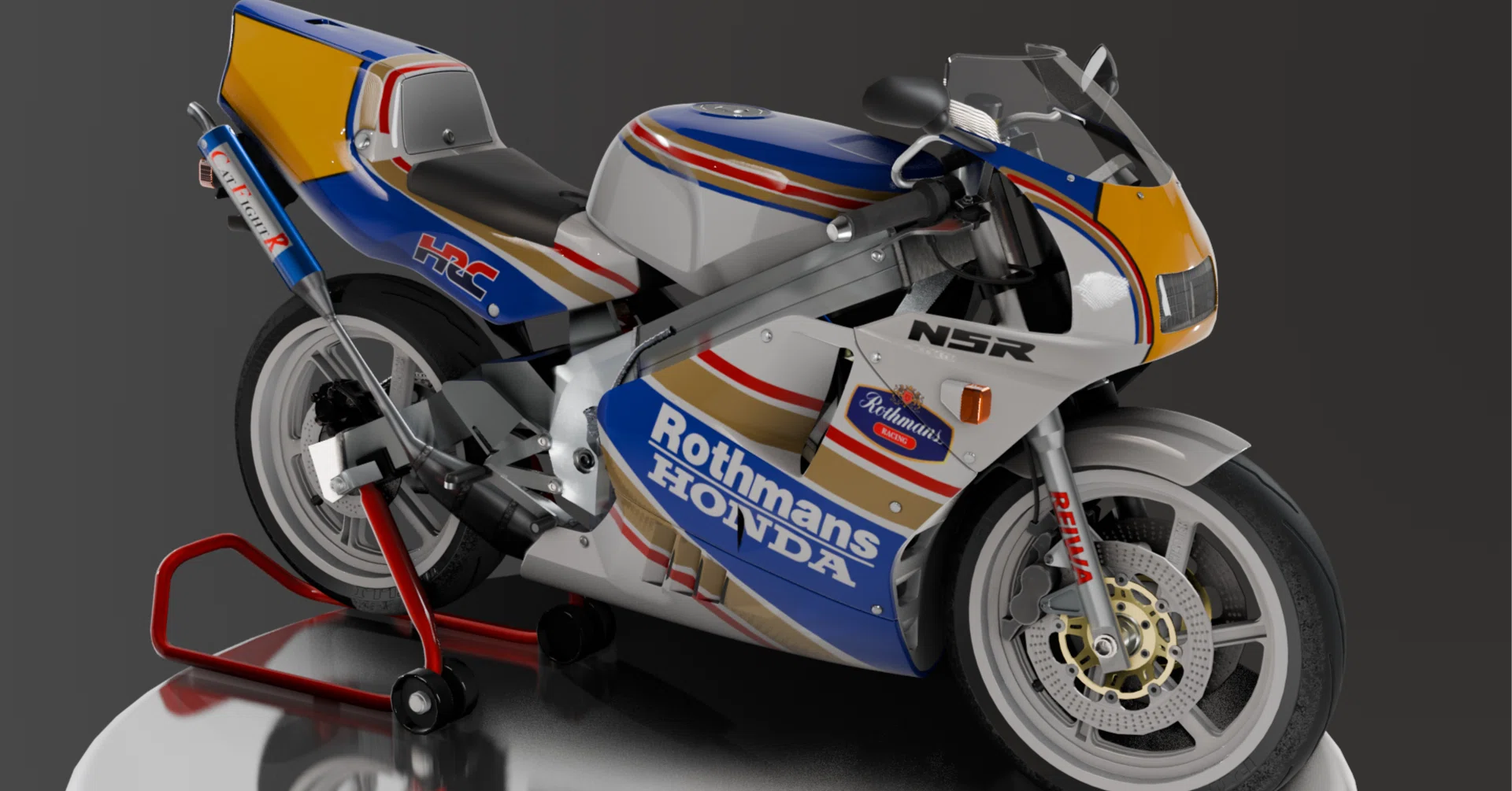blender日記 NSR250R(MC21)完成と称したただの日記｜ひそう/HI50UFACTORY