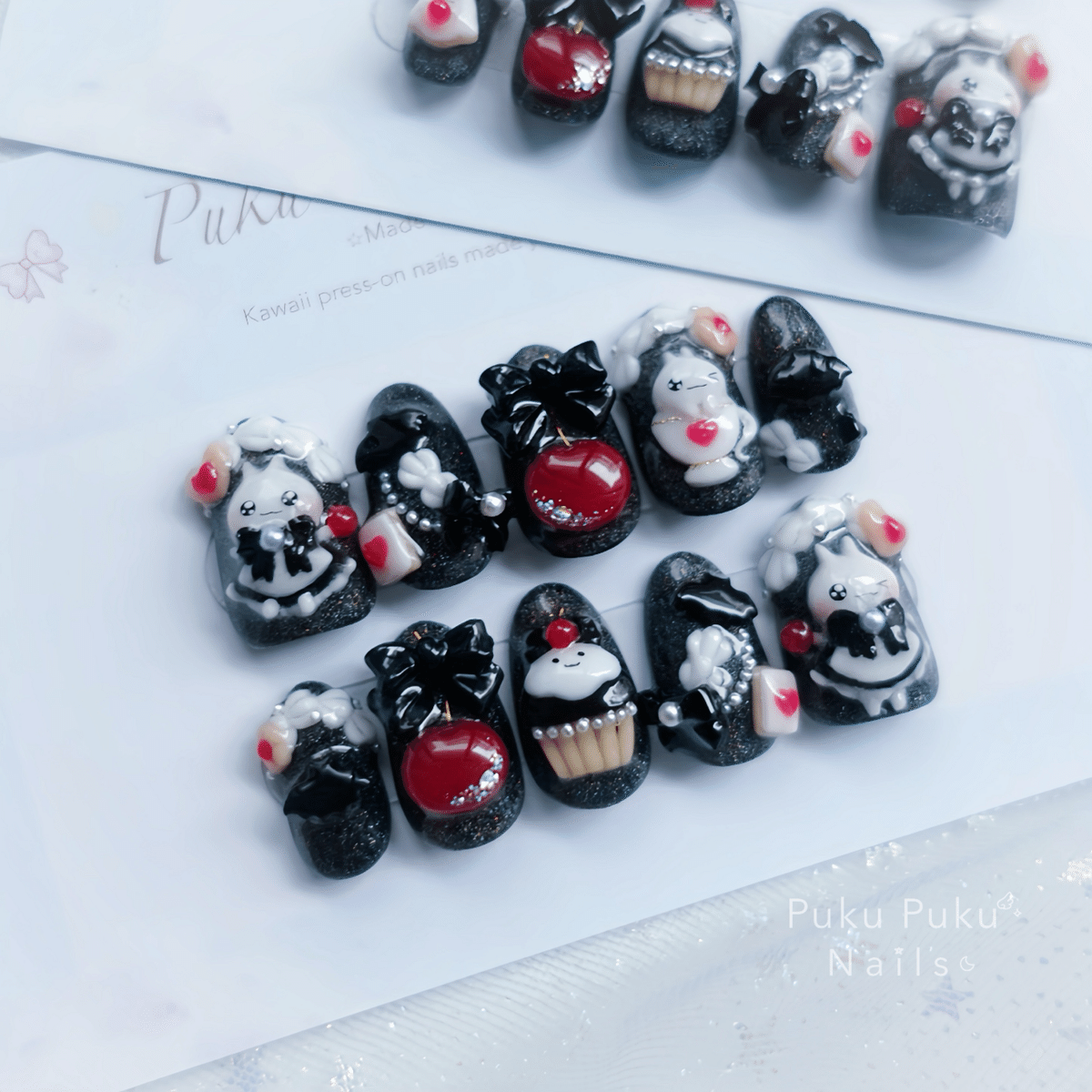 8月のデザイン日記① ホイップの魔法🪄✨｜ネイルチップ海外販売ブログ