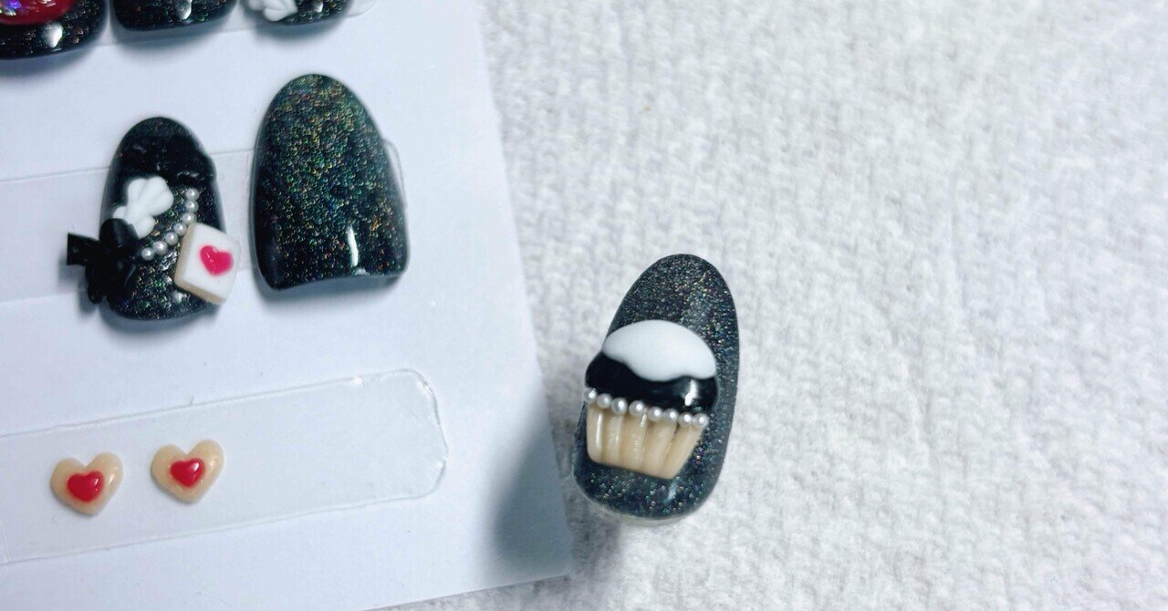 8月のデザイン日記① ホイップの魔法🪄✨｜ネイルチップ海外販売ブログ