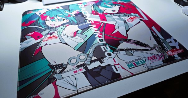GLSSWRKS KAZEMI ガラスマウスパッド50×50cm日本限定　美品 GLSSWRKS(グラスワークス) Kazemi プレミアムガラスマウスパッド