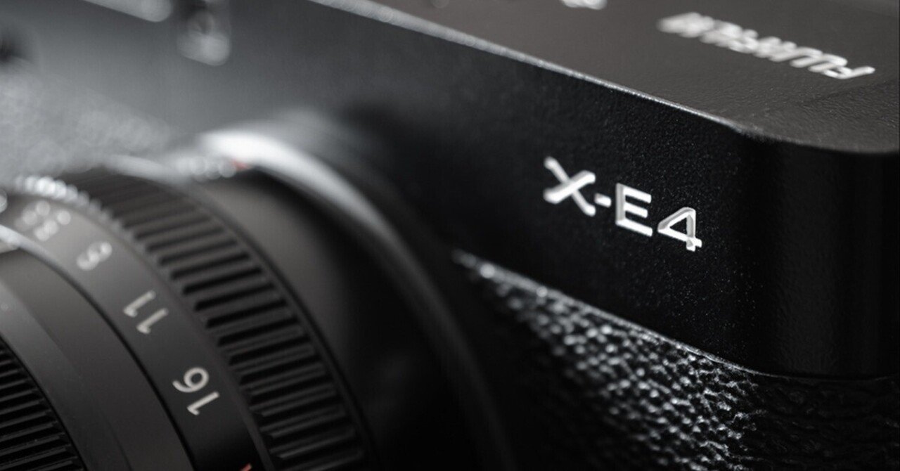 FUJIFILM X-E4｜藤井智弘