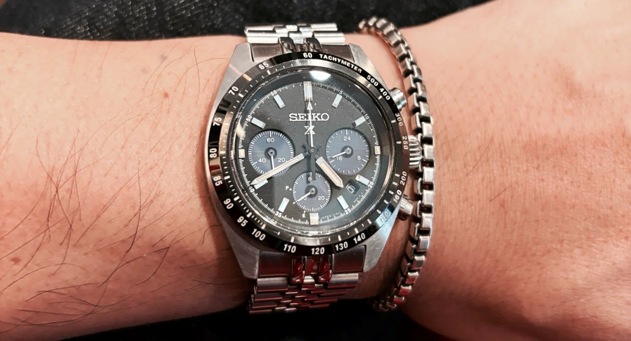 SEIKO SBDL091 SPEEDTIMER ＋ ジュビリーブレス SEIKO】39mmスピードタイマー SBDL091は、ヴィンテージ好きも納得の一