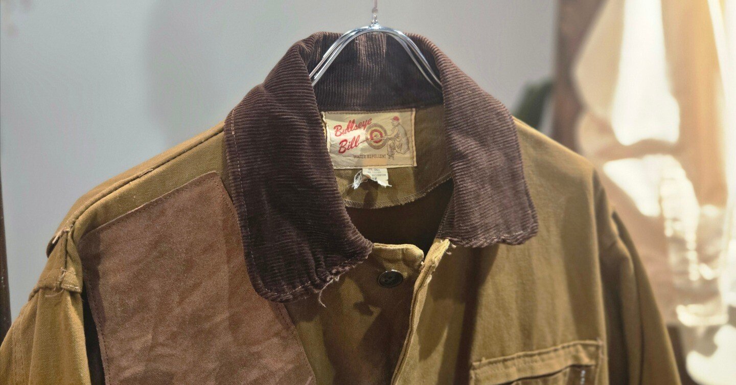 Bullseye Bill ハンティングジャケット 50s〜 ヴィンテージ 50s 60s USA製 Bullseye Bill ダック ハンティングジャケット カーキ