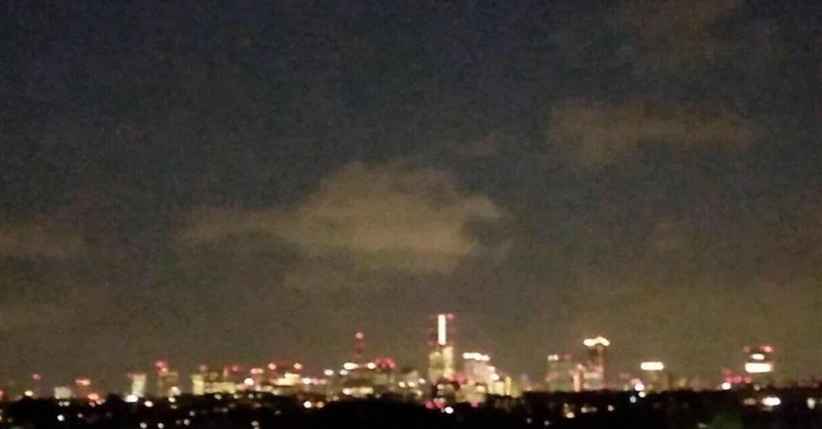 木炭画 夜の風景 Risa ある街の煌めく夜景・・・。｜しゅうぼう