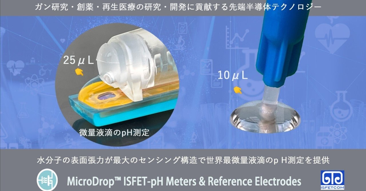 PHさん確認用 微量サンプルのpH計測関連新着情報｜ITO.ISFETCOM