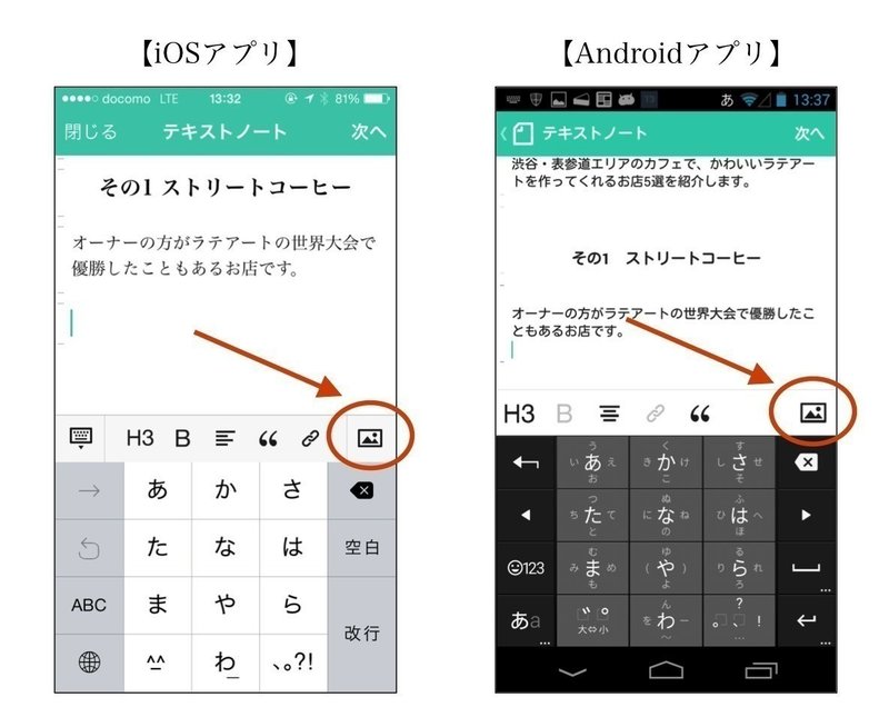 アプリ テキストに画像を載せるには Note公式 Note アプリ テキストに画像を載せるには Note公式 Note