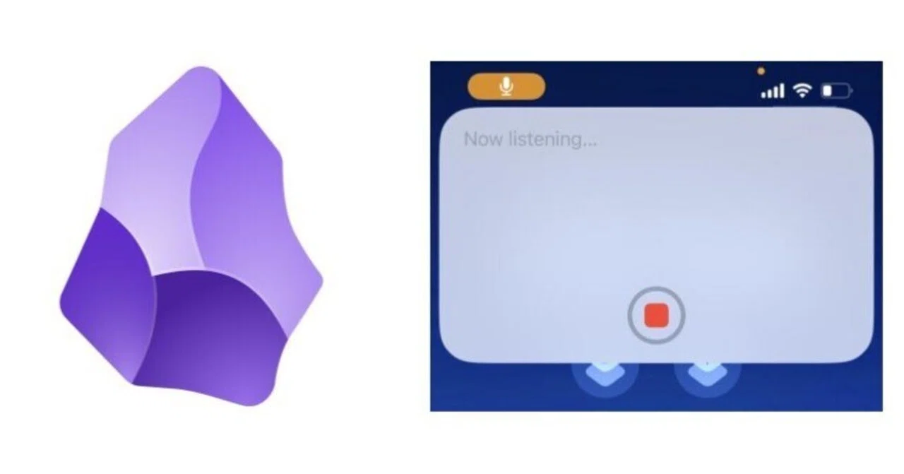 iPhoneのロック画面から、一瞬でObsidianに音声メモを指定の