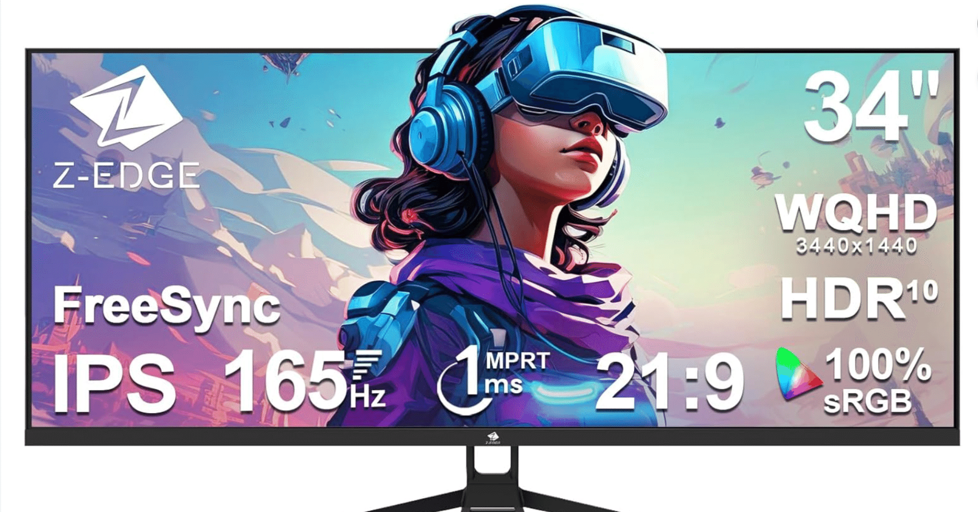 Z-Edge UG34Wゲーミングモニター完全レビュー：AI時代のワーク