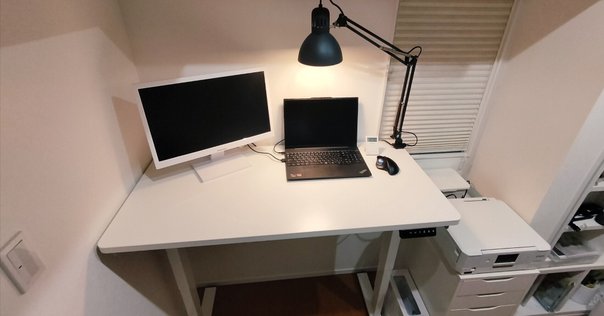 SANODESK 電動昇降式デスク E150 ホワイト FlexiSpot デスク 昇降 Sanodesk E150 電動昇降デスク パソコン