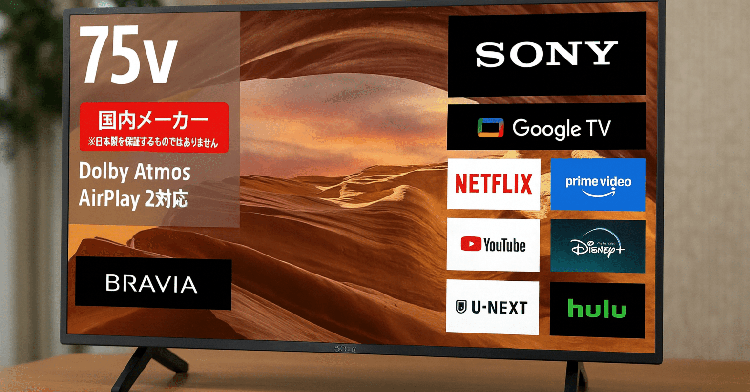 現実直視】ソニー75インチKJ-75X75WL徹底レビュー！買う前に絶対知って