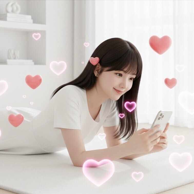 AI彼氏に恋する麗奈