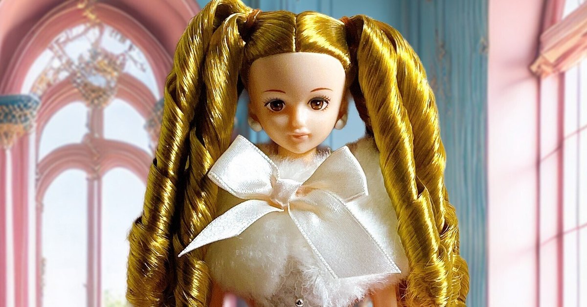 K*6様 ジェニーフレンド27cmドール服 紫♡お花たっぷりのドレス リカ