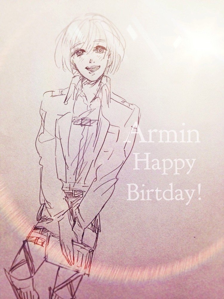アルミン誕生日おめでとう