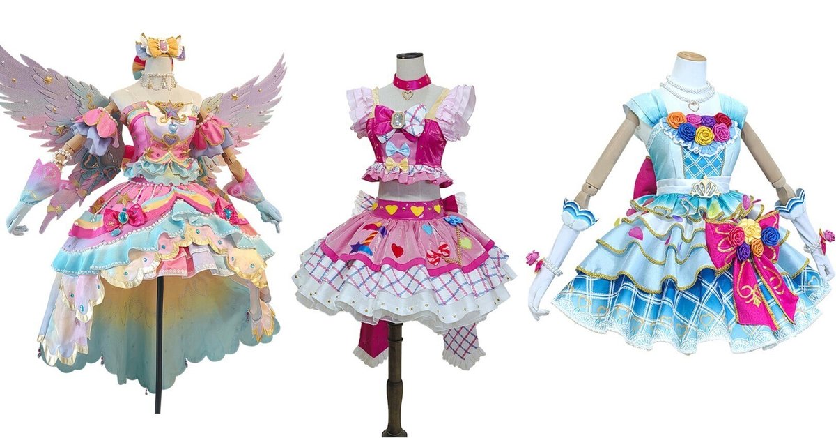 🌟アイカツ!ファン必見！虹野ゆめ・大空あかりのコスプレ衣装