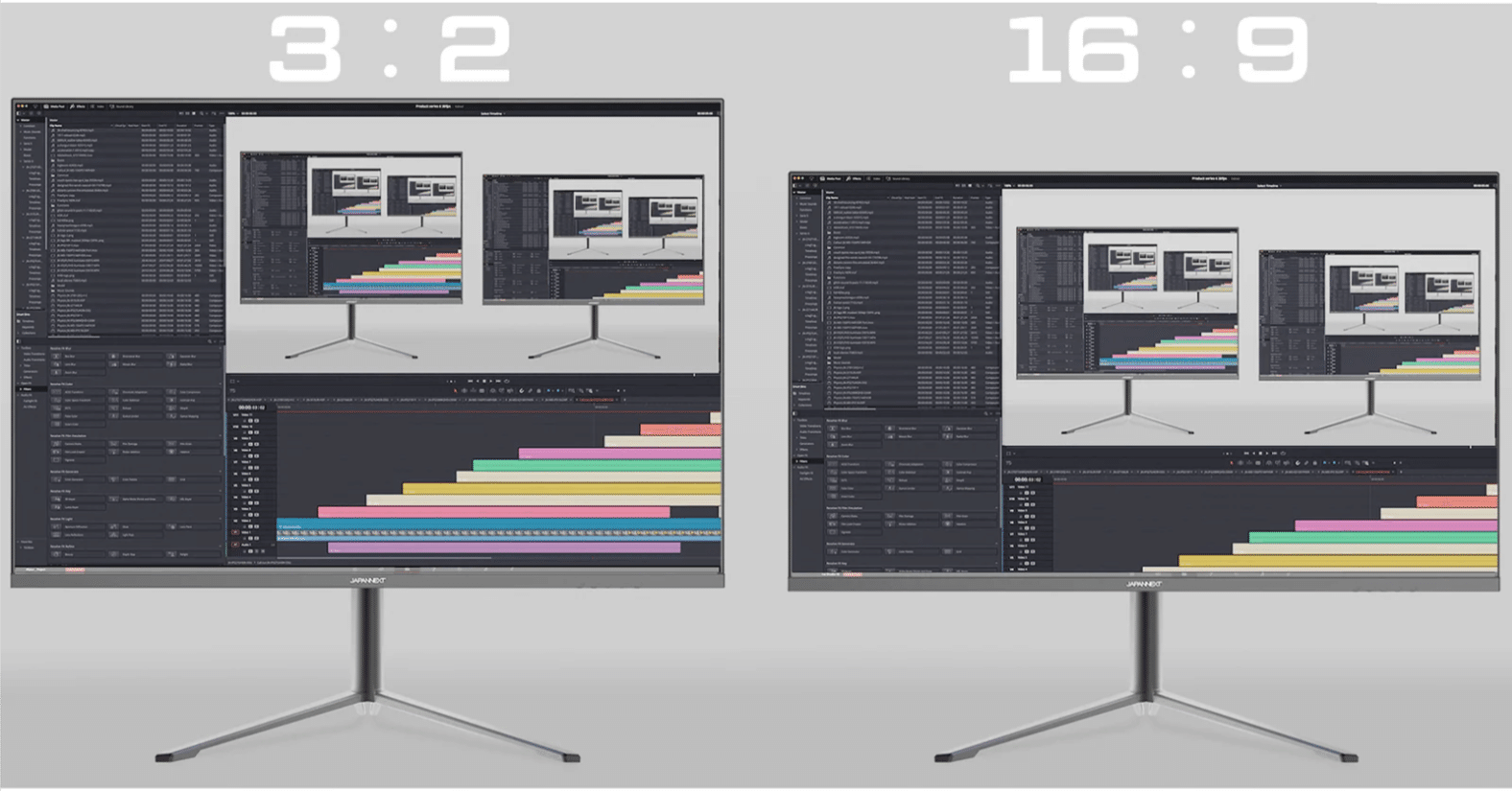 徹底比較】JAPANNEXT JN-282IPS4KP-HSP-C90W vs BenQ RD280U──“縦に