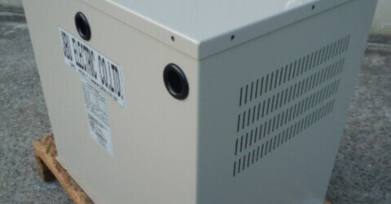 200Vから400V中性点付き三相4線式アップトランス - 大規模施設