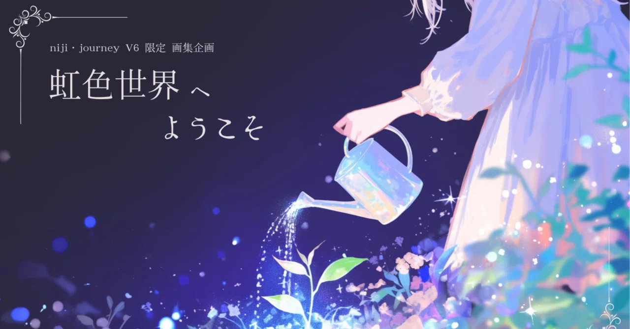 niji限定画集「虹色世界へようこそ」参加者募集のお知らせ｜Kakko🌸🌈