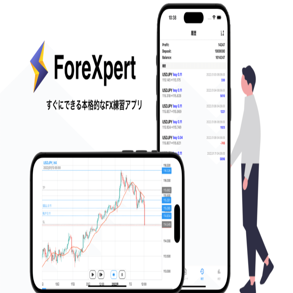 FX練習アプリのおすすめは？初心者が失敗しない練習法とForeXpertの活用法｜rhrn