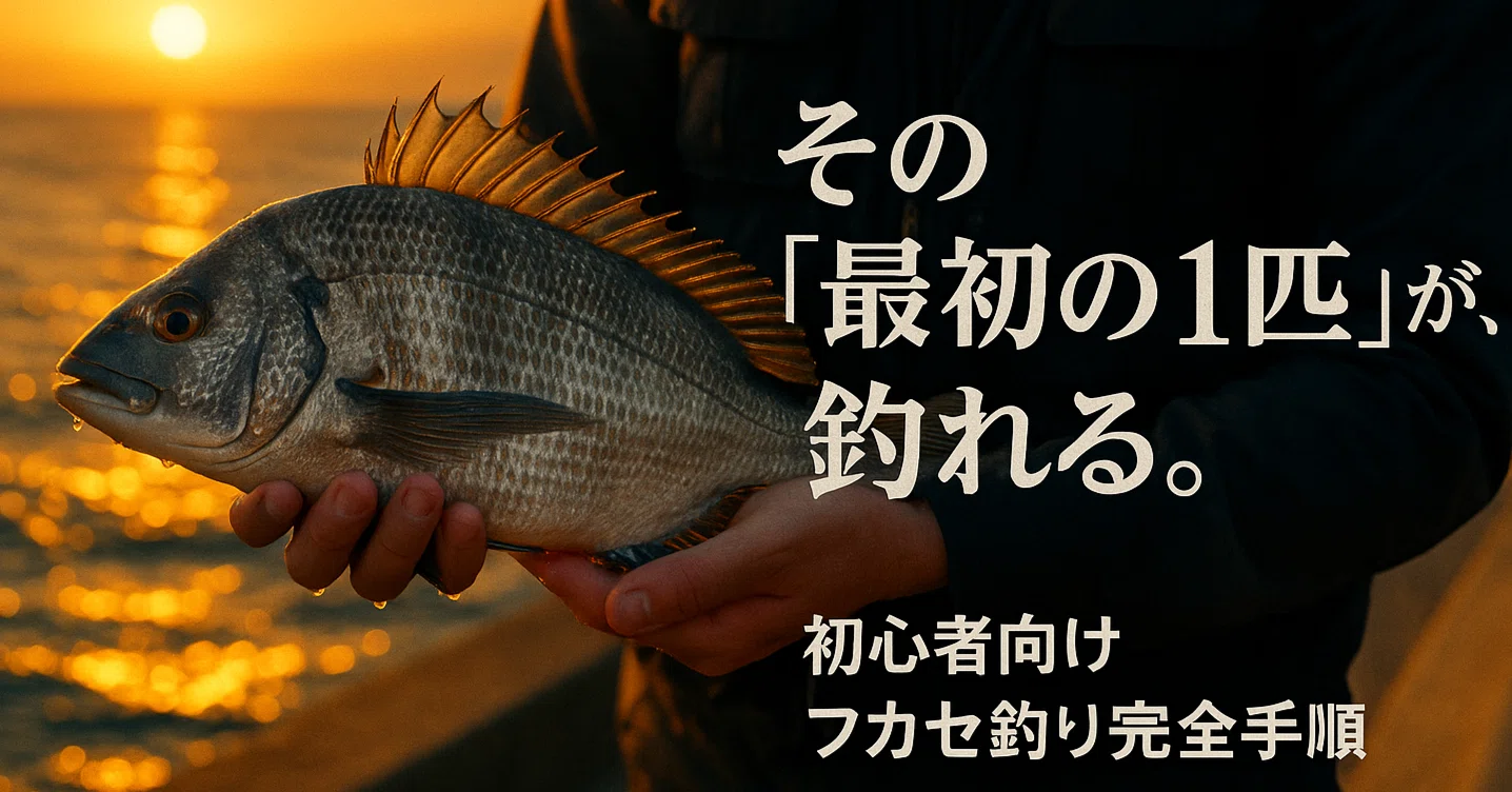 フカセ釣り色々 フカセ釣りの教科書】初心者が堤防で「最初の1匹」を釣るための全手順