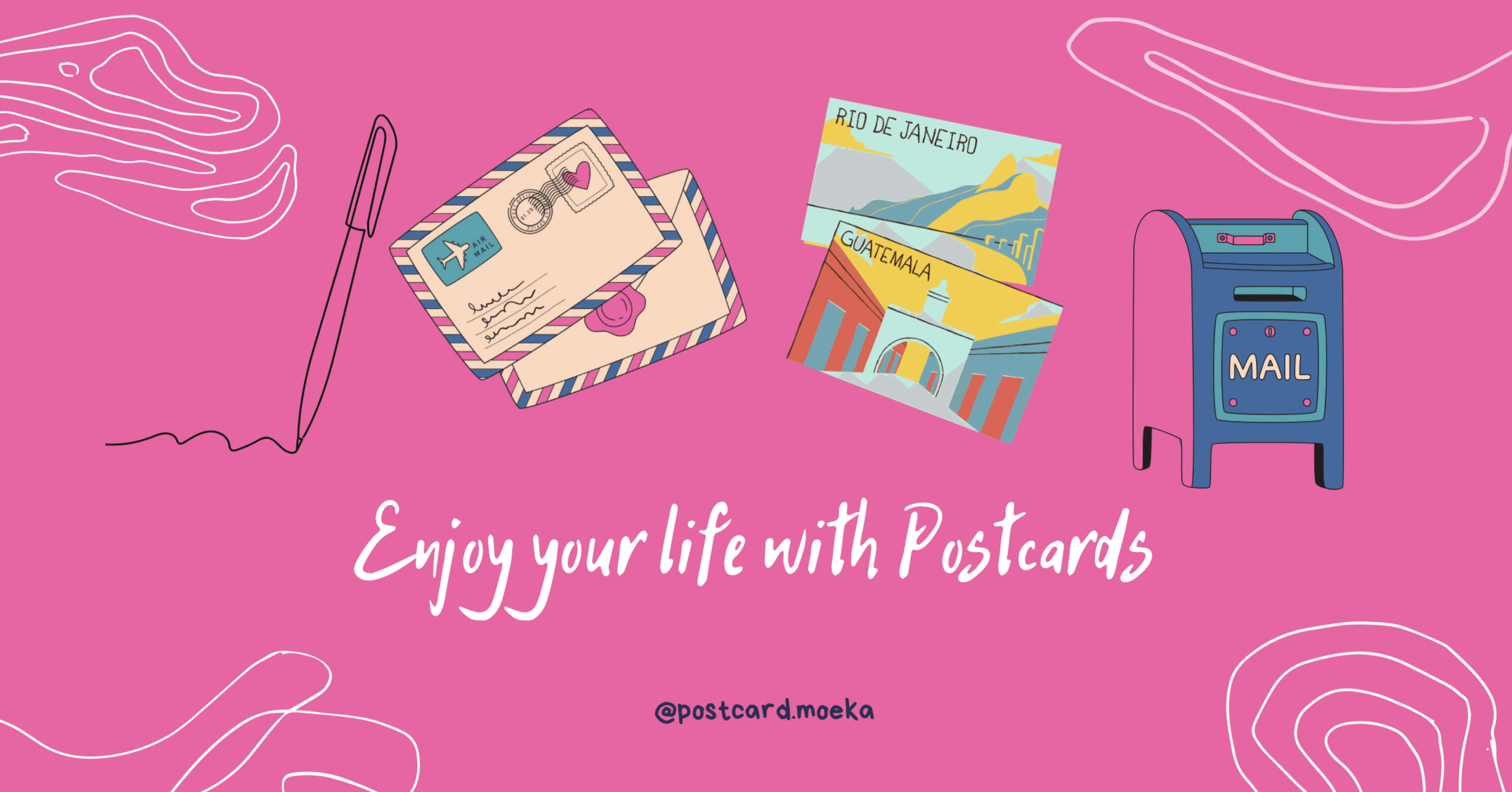 ポストカード初心者さん、あつまれ〜♡ポストカードの送り方【国内