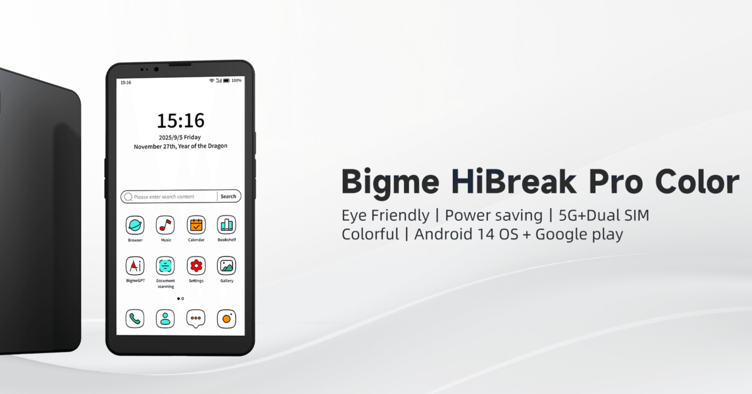 はい来ました! カラーです。Bigme HiBreak Pro color「Bigme HiBreak