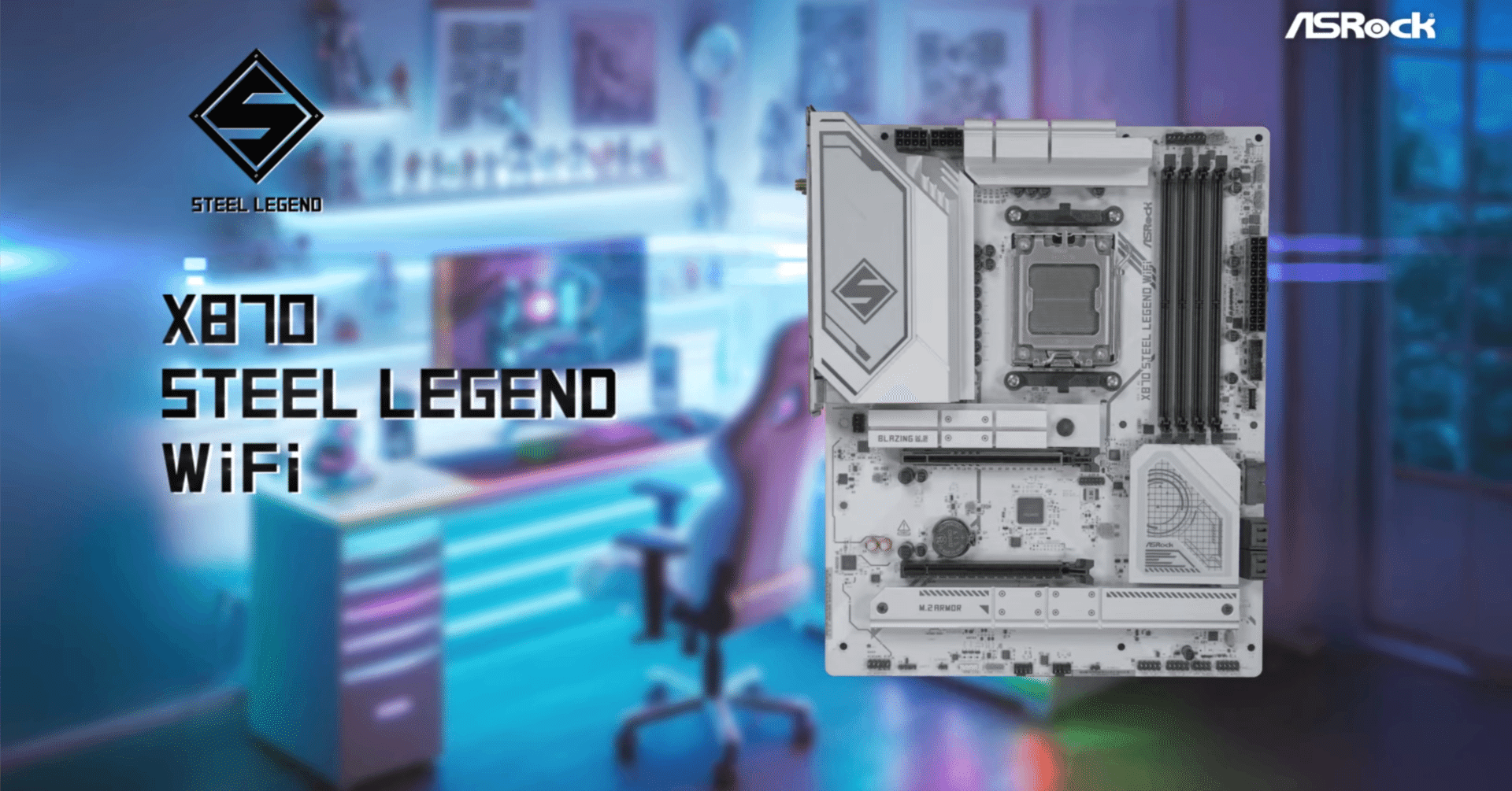 デザインも仕様もコスパも秀逸な「X870 Steel Legend WiFi」の仕様を