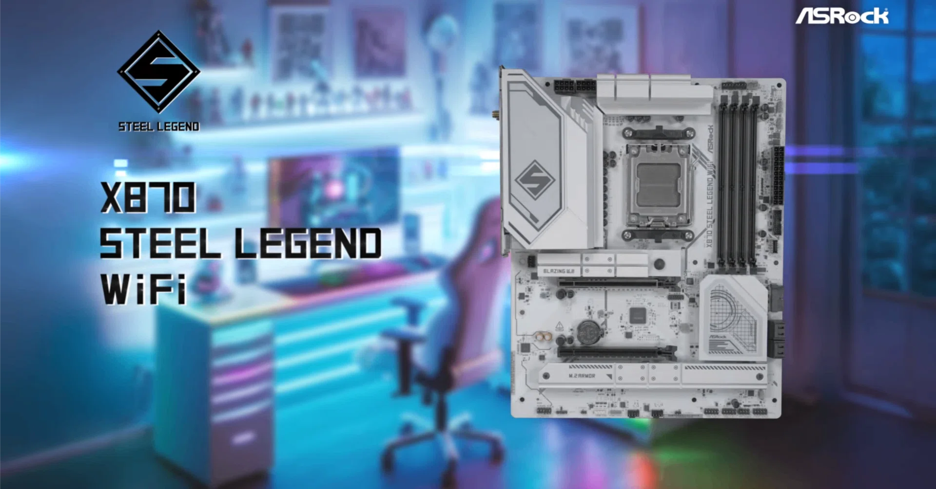 デザインも仕様もコスパも秀逸な「X870 Steel Legend WiFi」の仕様を