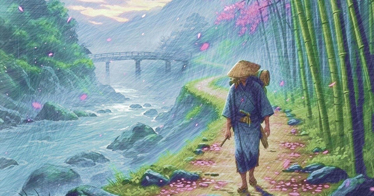 色鉛筆画　森のメロディー 自作の色鉛筆画、メロディー｜流離人