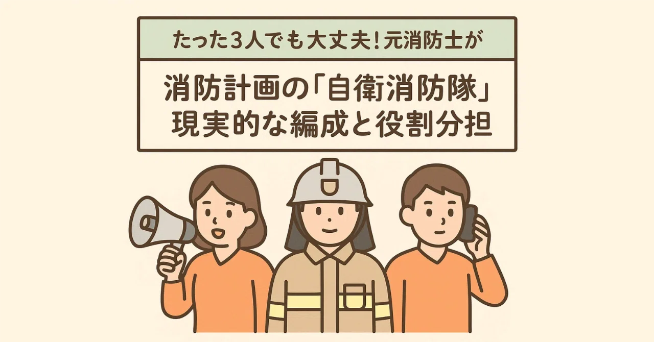 It's Okay Even with Just 3 People! A Former Firefighter Teaches ...
