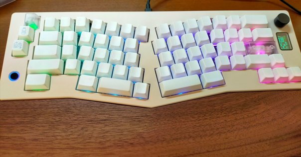 Lalapadキット 本体(白) 初めての自作キーボード【Lalapad】｜魔王むっきゅん