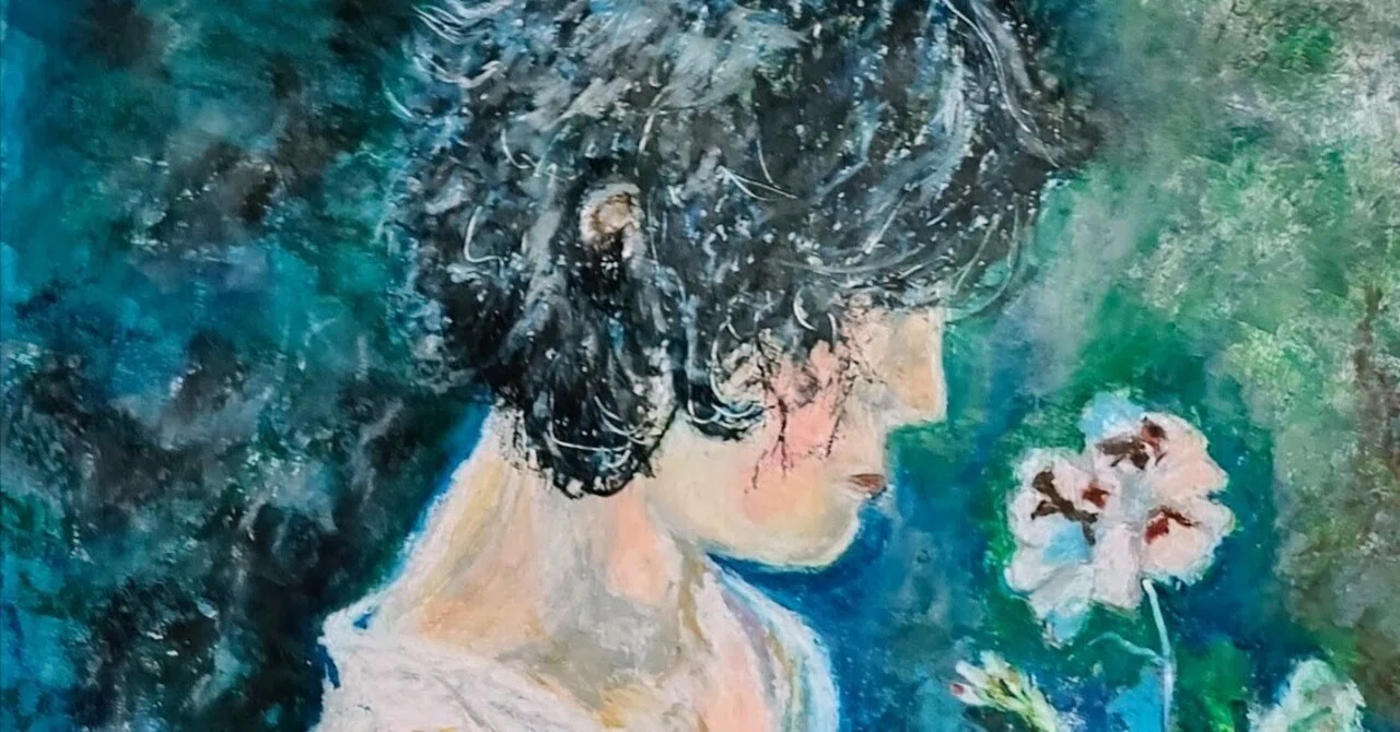 Mini-Mini Painting Mystery No. 128: 'Italian Girl with Flowers' by