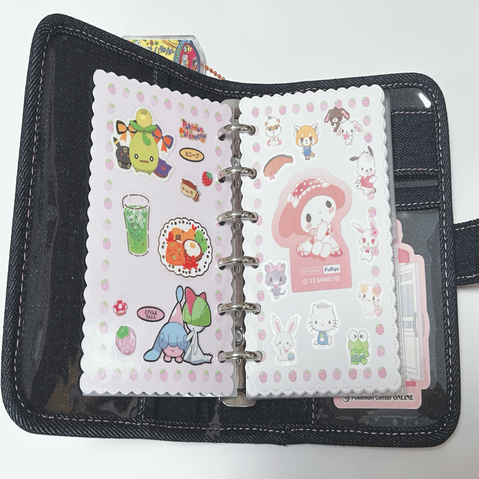 MERING購入品￤デニムシール帳｜kono￤シール帳作り