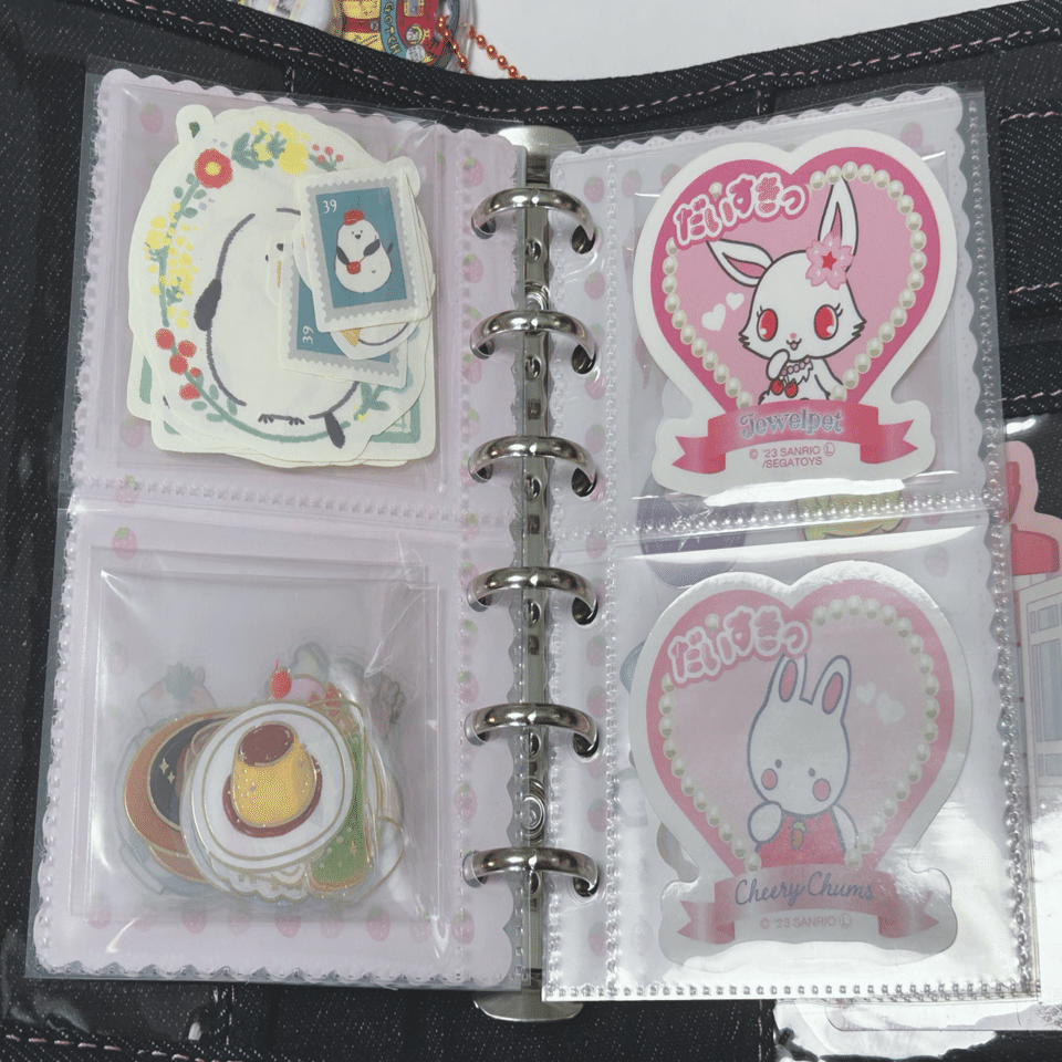 MERING購入品￤デニムシール帳｜kono￤シール帳作り