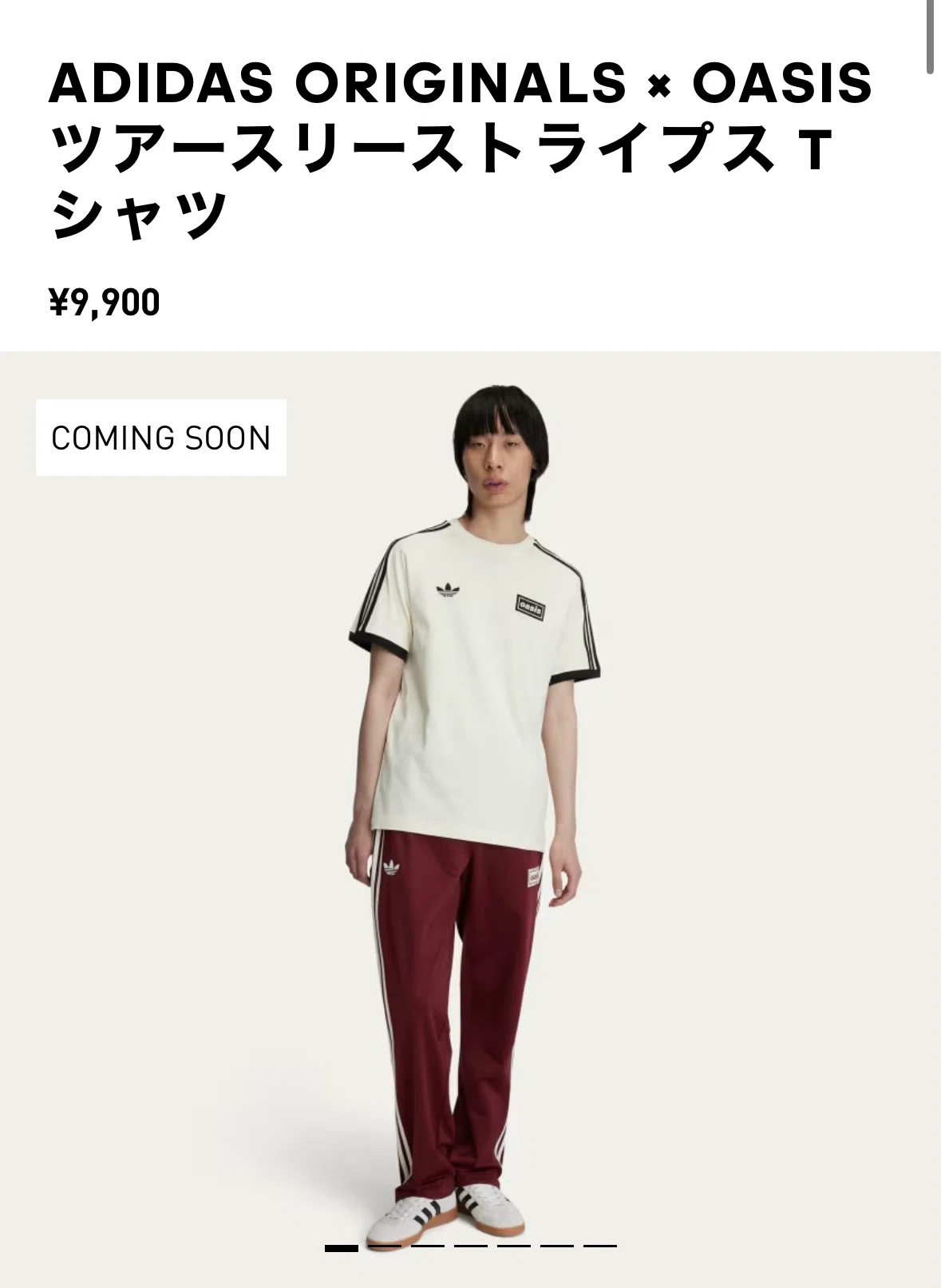 oasis×adidas 日本販売開始！｜y n