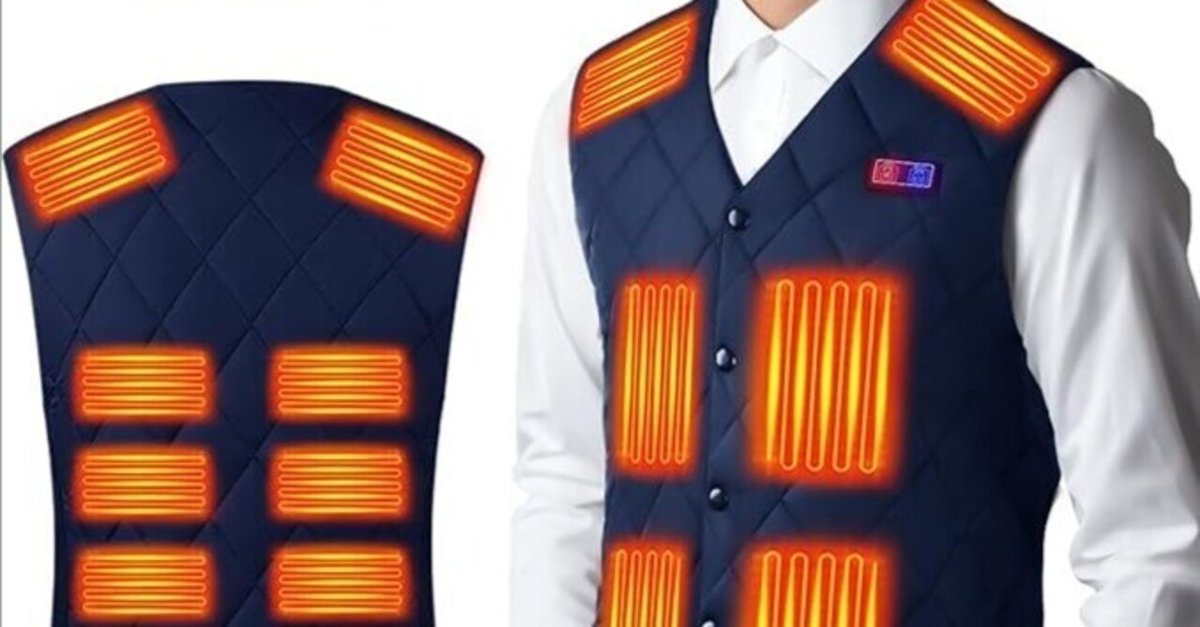 電熱ベスト 加熱ベスト 前後独立スイッチ 温度調節 USB給電 ヒート
