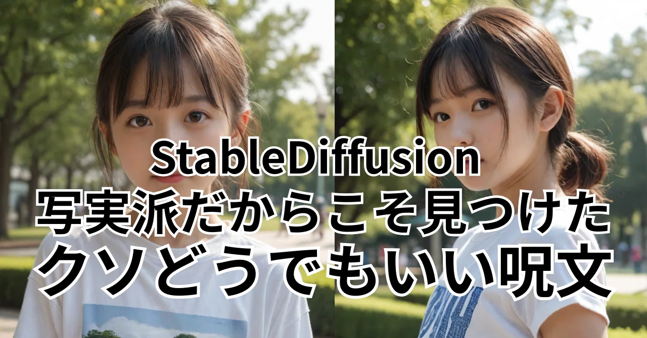 【R18】StableDiffusion写実派が発見した魔法の呪文とは｜ネタです。ただのネタ。｜くびなし