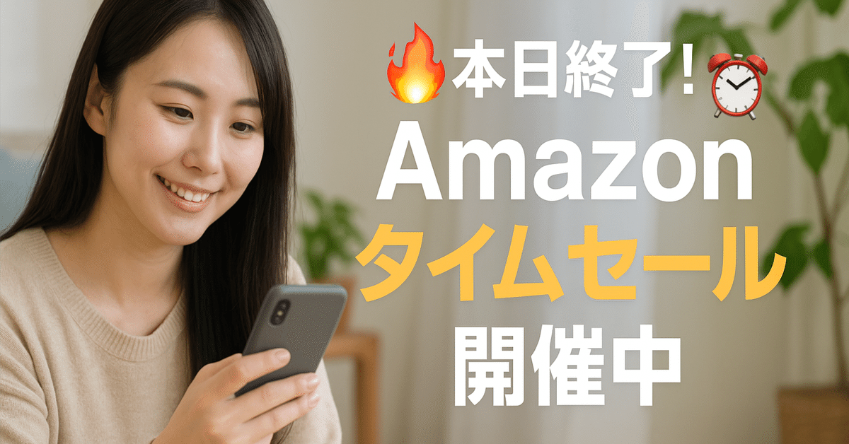 白@次回タイムせーる予定日記載しました 🔥 本日終了！Amazonタイムセール開催中 🔥｜🐦 kotori🎈@AI副業