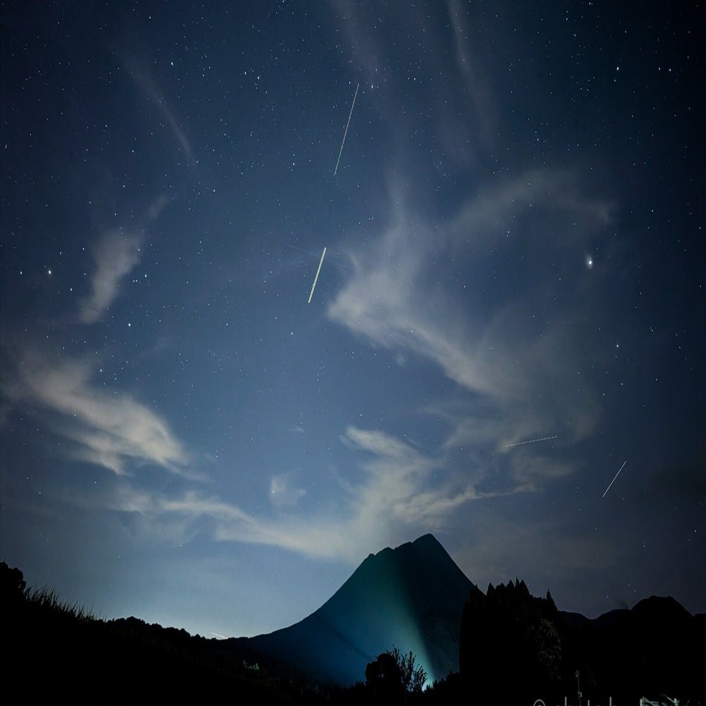 星の風景 霧島連山（宮崎）の美しすぎる星空｜Google Pixel 9 pro XL 天体モード