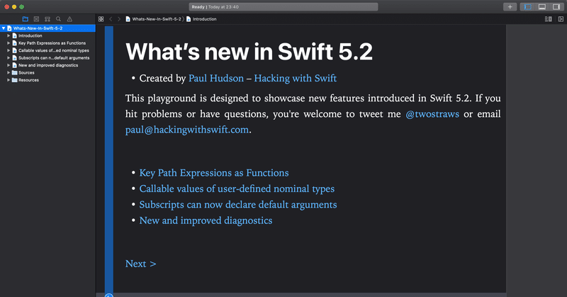 Swift 5.2の新しいとこ。 - Key Path