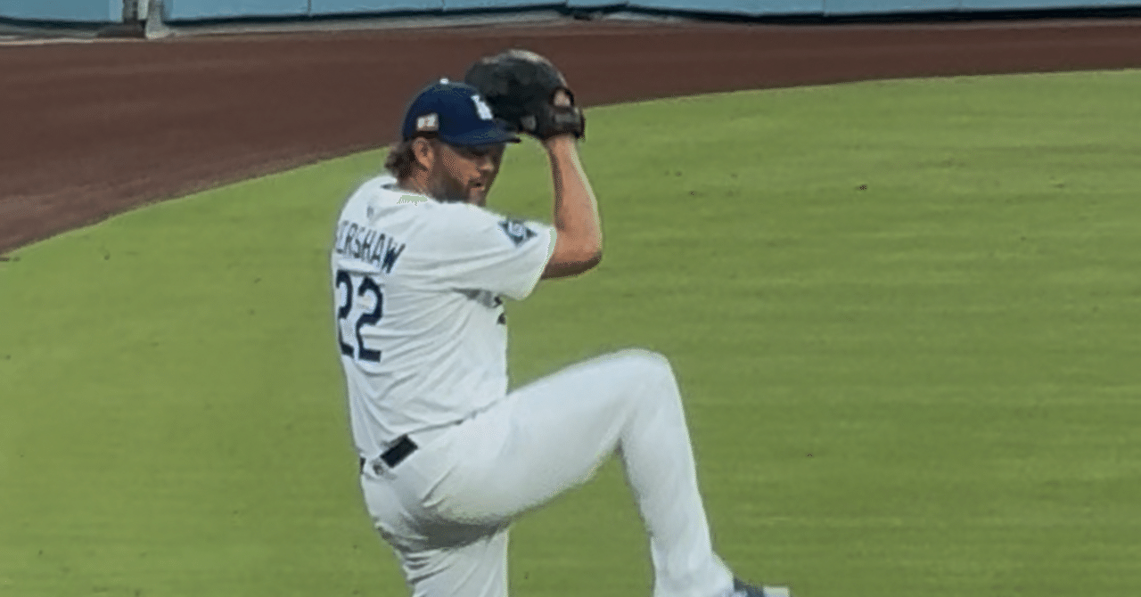 ドジャース観戦】Clayton Kershaw #22 カーショウ お疲れさま有難う