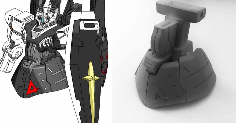 リックディジェ改 ガンダム 1 100制作 おすすめ漫画紹介 銀治郎の世界 3dモデルx3dプリンターxフォトショップxプラモデル 旧 銀の世界 Note