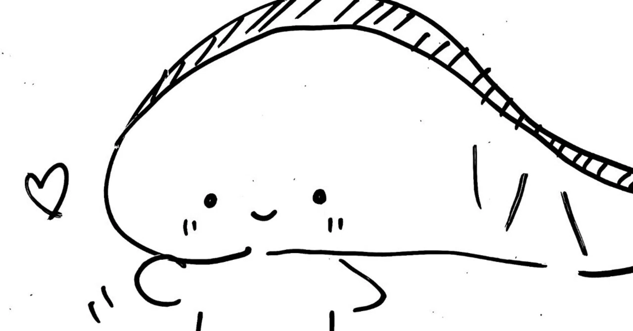 2025年8月 1分お絵描き③｜ちるる