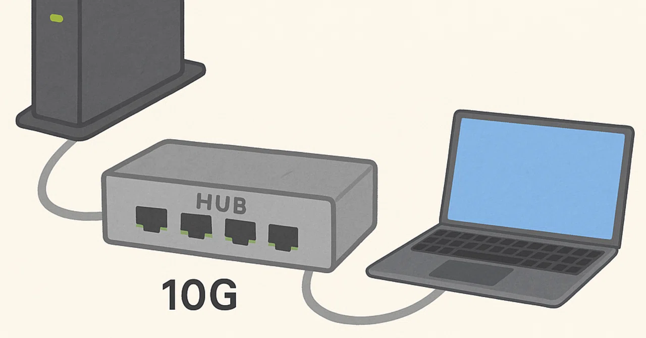10G対応ルーター直結でリンクダウンが頻発するなら「10Gハブを挟む」が 