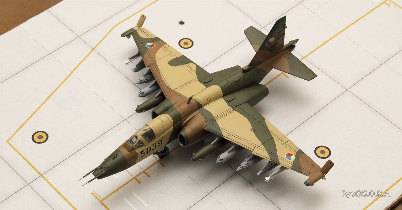 プラモデル製作記 ツクダホビー 1/72 スホーイ Su-25 