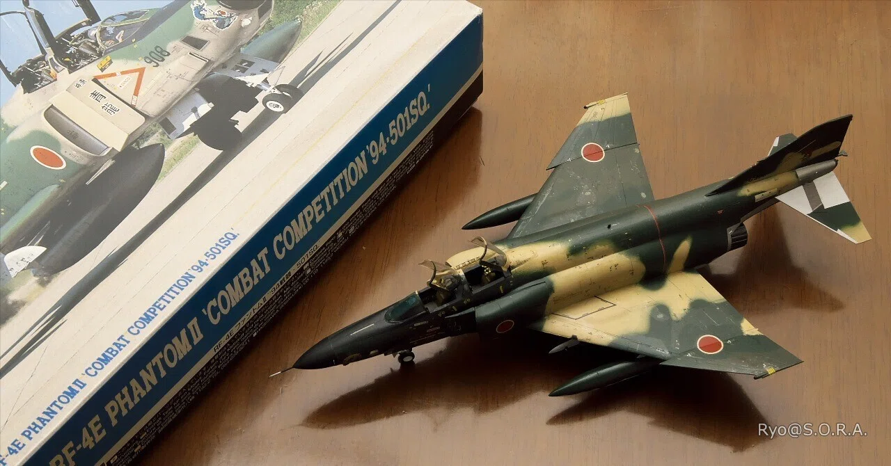 プラモデル製作記 ハセガワ 1/72 RF-4E ファントムII '94戦競・501SQ