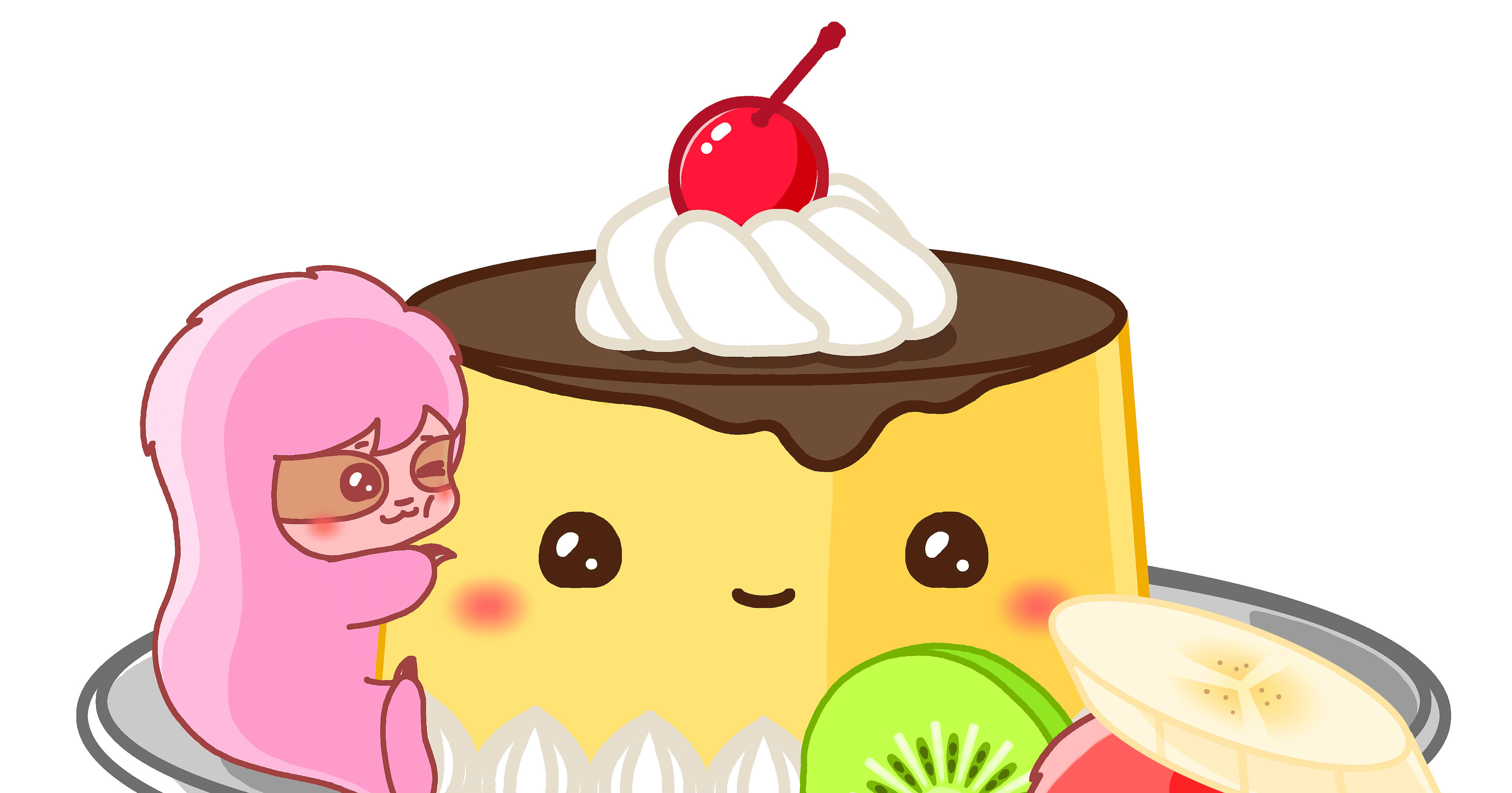 プリンちゃんをアラモードにするんでしょ！｜なみなみ・しずか