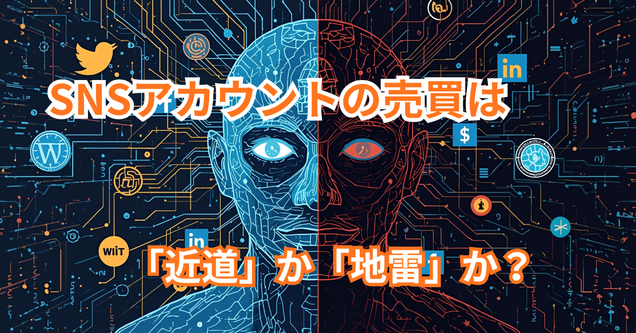 出来上がっているSNSアカウントを買うのは「近道」か「地雷」か？｜NPO法人CHARMS